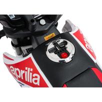 vaikiskas motociklas - Elektrinis motociklas Aprilia RX, White - 14 nuotrauka