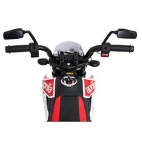 vaikiskas motociklas - Elektrinis motociklas Aprilia RX, White - 16 nuotrauka