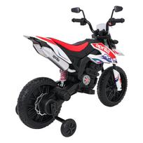 vaikiskas motociklas - Elektrinis motociklas Aprilia RX, White - 18 nuotrauka