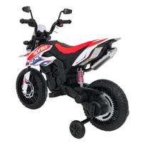 vaikiskas motociklas - Elektrinis motociklas Aprilia RX, White - 20 nuotrauka