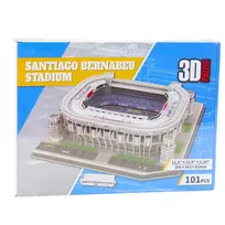 futbolo zaidimas - Lean Toys 3D dėlionė Santiago Bernabeu futbolo stadionas Real Madrid, 101 det. - 2 nuotrauka
