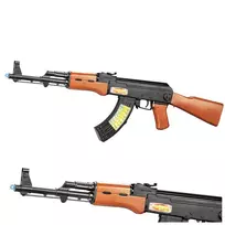 ginklai rifle - Lean Toys AK-47 Žaislinis Automatas su Šviesos ir Garso Efektais, 68,5 cm - 3 nuotrauka