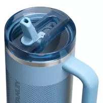 stanley gertuve termosai, termopuodeliai - Termopuodelis Stanley Quencher ProTour Flip Straw Tumbler, 1.18 l, indigo fade - 2 nuotrauka