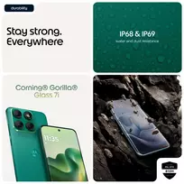 snapdragon 8 - Motorola Edge 70 Fusion 8/256GB Sporting Green (Žalias) - 2 nuotrauka