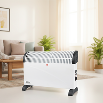 sildytuvas ventiliatorius 2000w - 4IQ Konvekcinis šildytuvas su ventiliatoriumi 2000W, Baltas (White) - 6 nuotrauka