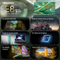 hisense televizoriai - Hisense 65E8S - 8 nuotrauka