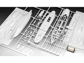 laivu modeliai - Revell Gorch Fock 1:350 plastikinis laivo modelis, dovanų rinkinys 65432 - 2 nuotrauka