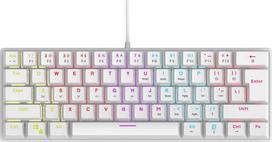 mechanical keyboard - Rampage PLOWERK60 Blue Switch White (Balta) - 4 nuotrauka