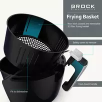 air fryer - BROCK AFD 3502 BK - 4 nuotrauka
