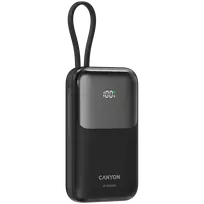 iniu 22.5w - Canyon OnPower 101, 10000mAh, PD22.5W, juodas (black) - 5 nuotrauka