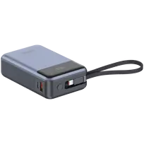 nesiojamas ikroviklis - Canyon OnPower PB-600, 20000 mAh, 65W, tamsiai pilka (dark grey) - 4 nuotrauka