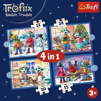 delione trefl 4 in 1 - Trefl Treflix Its Snowing At Tresliks 34657, 4in1, 71 det. - 5 nuotrauka