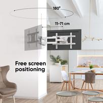 40 inch televizorius - TV SET ACC WALL MOUNT/40-75"/WHITE M7L-W ONKRON - 2 nuotrauka