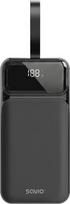 powerbank 20w - Savio BA-14 50000mAh, 20W, juodas (black) - 2 nuotrauka