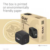 charger pakrovejas - MOBILE CHARGER WALL USB-C DUAL/45W CAC-1909EU CLUB3D - 2 nuotrauka
