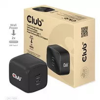 charger pakrovejas - MOBILE CHARGER WALL USB-C DUAL/45W CAC-1909EU CLUB3D - 5 nuotrauka