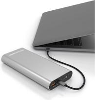 power bank - Realpower PB-20000PD Pro, 20000 mAh, sidabro sp. - 2 nuotrauka