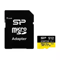 v30 512 - Silicon Power Inspire 512GB microSDXC UHS-I U3 A2 V30 + SD Adapter - 2 nuotrauka