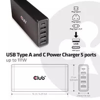 usb c pakrovejas - Club 3D CAC-1903EU - 4 nuotrauka