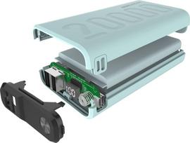 power bank 20000mah - RealPower PB-20000PD+ Nutopia 20000mAh Blue - 4 nuotrauka