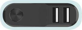 power bank 10000 mah - Realpower B-10000PD+ Nutopia 10000 mAh, mėlynas - 7 nuotrauka