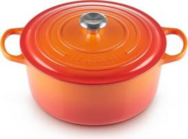 puodas 28 cm - Le Creuset Signature Keptuvė apvalus 28 cm raudona (Red) - 3 nuotrauka