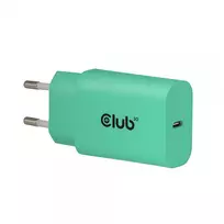 usb pakrovejas 2 - MOBILE CHARGER WALL USB-C/2PK 30W GREEN CAC-3024 CLUB3D - 2 nuotrauka