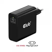 charger pakrovejas - MOBILE TRAVEL CHARGER USB-C/140W GAN CAC-1914EU CLUB3D - 4 nuotrauka