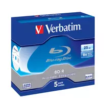 verbatim bd r - Duomenų laikmena Verbatim, 25GB, 5vnt. - 2 nuotrauka