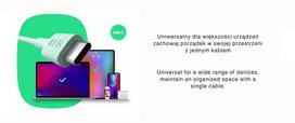 fastai - Green Cell KABGC100PF30PB USB-C į USB-C PowerFlex 0.3 m Juodas (Black) - 2 nuotrauka