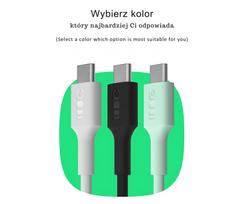 fastai - Green Cell KABGC100PF30PB USB-C į USB-C PowerFlex 0.3 m Juodas (Black) - 5 nuotrauka