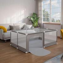 lovyte maniezas - Vaikiškas maniežas Tulano Cozy 22, pilkas (Grey) - 2 nuotrauka