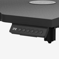rgb stalas - Huzaro Hero 8.7 RGB Electric Gaming Desk Juodas (Black) - 2 nuotrauka