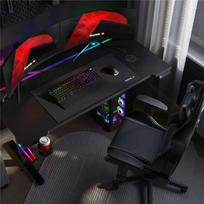 rgb stalas - Huzaro Hero 8.7 RGB Electric Gaming Desk Juodas (Black) - 3 nuotrauka