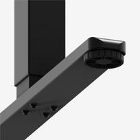 rgb stalas - Huzaro Hero 8.7 RGB Electric Gaming Desk Juodas (Black) - 8 nuotrauka