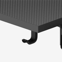rgb stalas - Huzaro Hero 8.7 RGB Electric Gaming Desk Juodas (Black) - 10 nuotrauka
