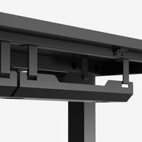 rgb stalas - Huzaro Hero 8.7 RGB Electric Gaming Desk Juodas (Black) - 13 nuotrauka