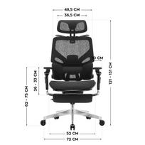 kedes - Ergonominė biuro kėdė Mark Adler Expert 9.6, juoda (Black) - 2 nuotrauka