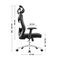 kedes foteliai - Biuro kėdė Mark Adler Manager 2.9, juoda (Black) - 10 nuotrauka