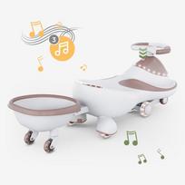 transportas - Gravitacinis paspirtukas-mašinėlė Tulano Focus 55, pilkas (Grey) - 4 nuotrauka