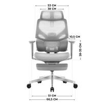 kedes foteliai - Biuro kėdė Mark Adler Expert 8.7, Pilka (Grey) - 7 nuotrauka