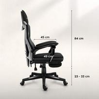 gaming chair - Huzaro Combat 3.1 Carbon Juodas (Black) - 8 nuotrauka