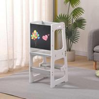 bokstelis - Tulano Mooby 35 grey – Montessori bokštelis ir staliukas - 3 nuotrauka