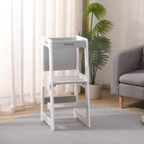 bokstelis - Tulano Mooby 35 grey – Montessori bokštelis ir staliukas - 11 nuotrauka