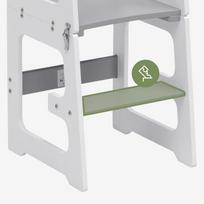 bokstelis - Tulano Mooby 35 grey – Montessori bokštelis ir staliukas - 13 nuotrauka