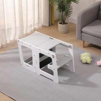 bokstelis - Tulano Mooby 35 grey – Montessori bokštelis ir staliukas - 15 nuotrauka