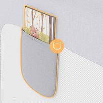 apsauginis lovos barjeras - Tulano Apsauginė užtvara lovai "Cover 46", 160 cm, balta/pilka (White/Grey) - 2 nuotrauka