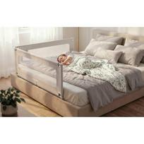 apsauginis lovos barjeras - Tulano Apsauginė užtvara lovai "Cover 46", 160 cm, balta/pilka (White/Grey) - 10 nuotrauka