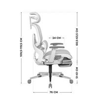 mark adler kedes - Ergonominė biuro kėdė Mark Adler Expert 9.3, pilka (Grey) - 13 nuotrauka