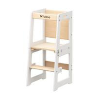 bokstelis - Tulano Mooby 35 white-natural 3in1 – Montessori bokštelis ir staliukas - 2 nuotrauka